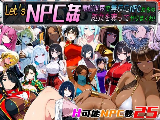 動画・アニメーション【Let’s NPC姦 電脳世界で無反応NPCたちの処女を奪ってヤリまくれ！】評価3.00 超弐次元要塞アイダホ