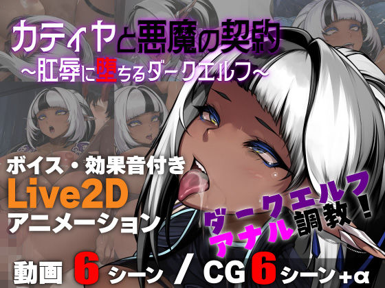 動画・アニメーション【カティヤと悪魔の契約 〜肛辱に堕ちるダークエルフ〜】評価 亜鉛燃料店