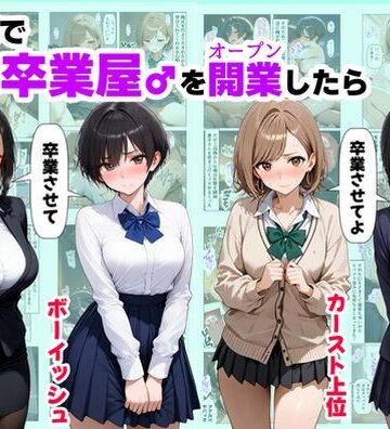 制服【クラスで【処女卒業屋】を開業したら】評価5.00 【ハマダ商店】