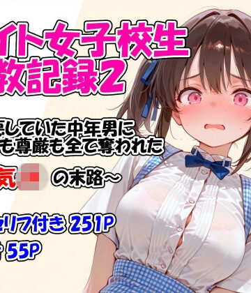 イラスト・CG集【バイト女子校生調教記録2〜嫌悪していた中年男に身体も尊厳も全て奪われた生意気JKの末路〜】評価 堕天工房