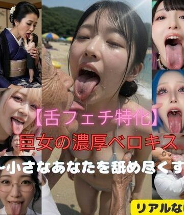 動画・アニメーション【【舌フェチ特化】巨女の濃厚ベロキス〜小さなあなたを舐め尽くす〜】評価 変態おんなラボ